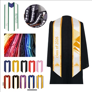 Custom Graduation Stole Personalized Satin Honor Sash